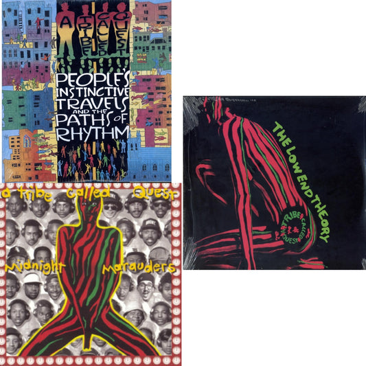 This is a 3 LP Vinyl SKU bundle.
1.This LP Vinyl is brand new.Format: LP VinylMusic Style: ConsciousThis item's title is: Peoples Instinctive Travels & Paths Of RhythmArtist: Tribe Called QuestLabel: LEGACYBarcode: 012414133113Release Date: 11/12/1996
2.This LP Vinyl is brand new.