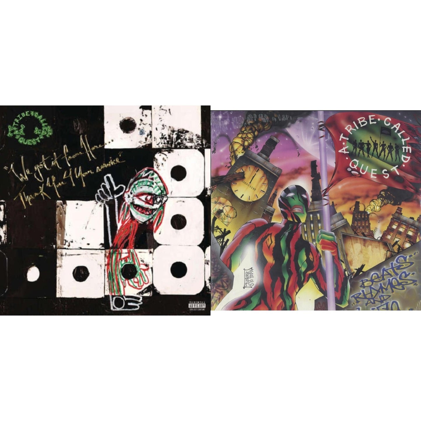 This is a 2 LP Vinyl SKU bundle.
1.This LP Vinyl is brand new.Format: LP VinylMusic Style: ConsciousThis item's title is: We Got It From Here Thank You 4 Your Service (X) (2LP/150G)Artist: Tribe Called QuestLabel: EPICBarcode: 889853778713Release Date: 12/23/2016
2.