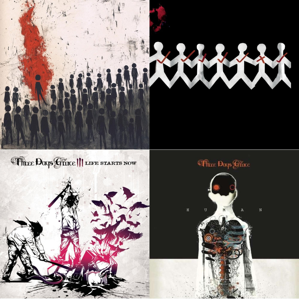 Alienation (X) & One-X & Life Starts Now & Human