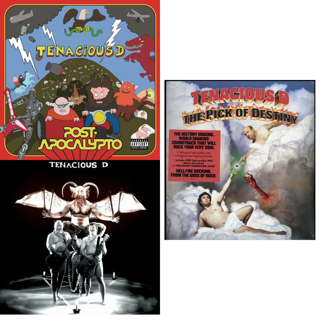 Post-Apocalypto (X) & Tenacious D (12Th Anniversary Edition/Pa/2LP/180G/Dl Card/Gatefold) & Pick Of Destiny (180G/Dl Card)