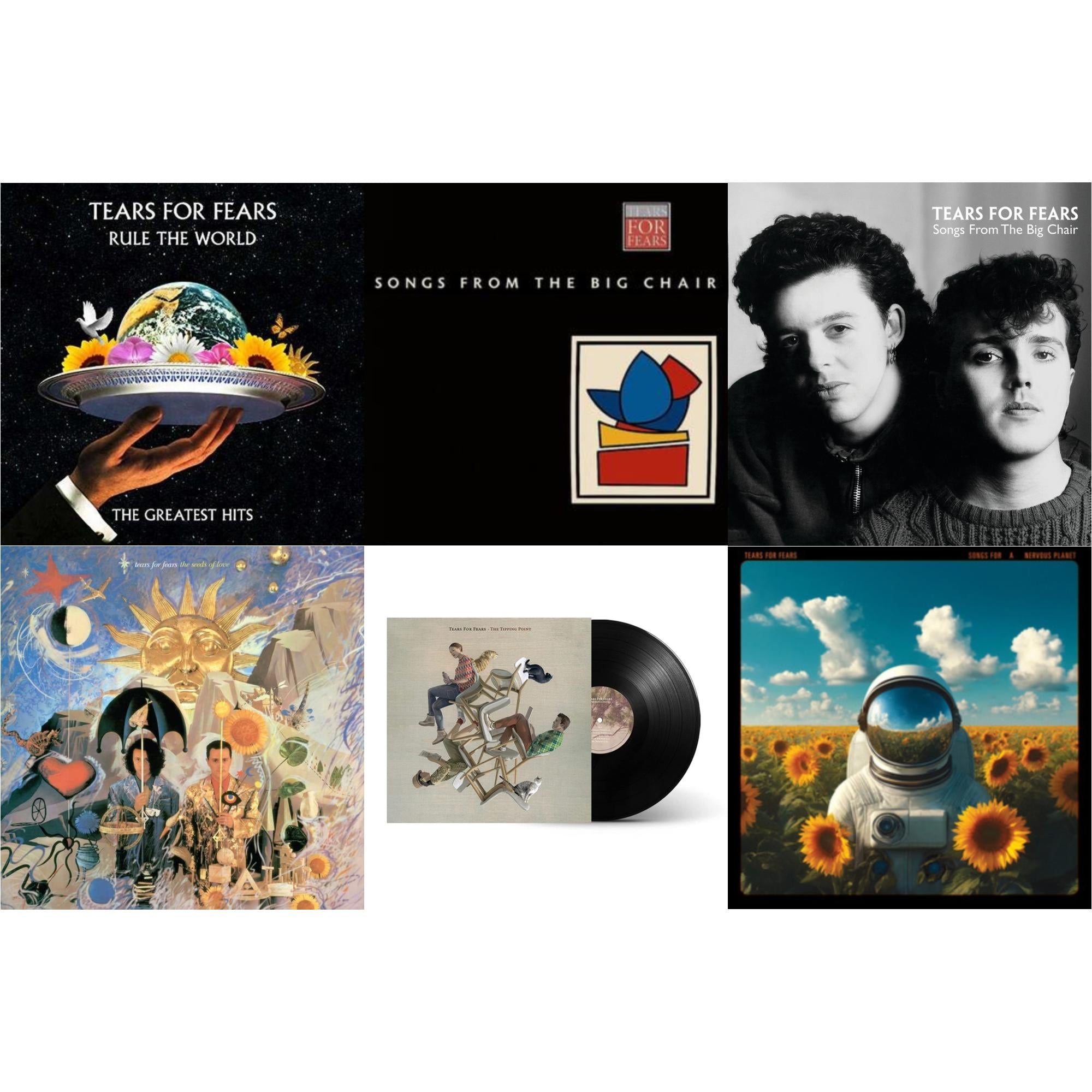 Rule The World (2LP) & Songs From The Big Chair (Deluxe Edition/Transparent Red Vinyl/2LP) & Songs From The Big Chair & Seeds Of Love & Tipping Point & Songs For A Nervous Planet (2LP)