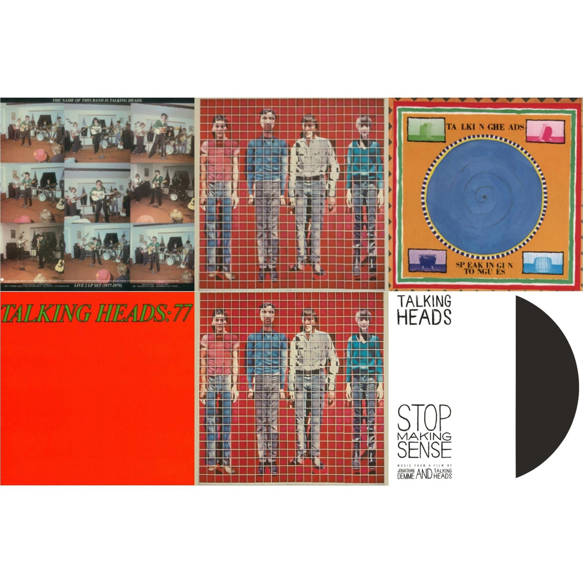 Name Of This Band Is Talking Heads & More Songs About Buildings & Food & Speaking In Tongues & Talking Heads: 77 & More Songs About Building & Food (Deluxe/2LP) & Stop Making Sense (Deluxe/2LP)