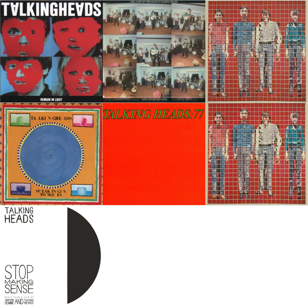 Remain In Light & Name Of This Band Is Talking Heads & More Songs About Buildings & Food & Speaking In Tongues & Talking Heads: 77 & More Songs About Building & Food (Deluxe/2LP) & Stop Making Sense (Deluxe/2LP)