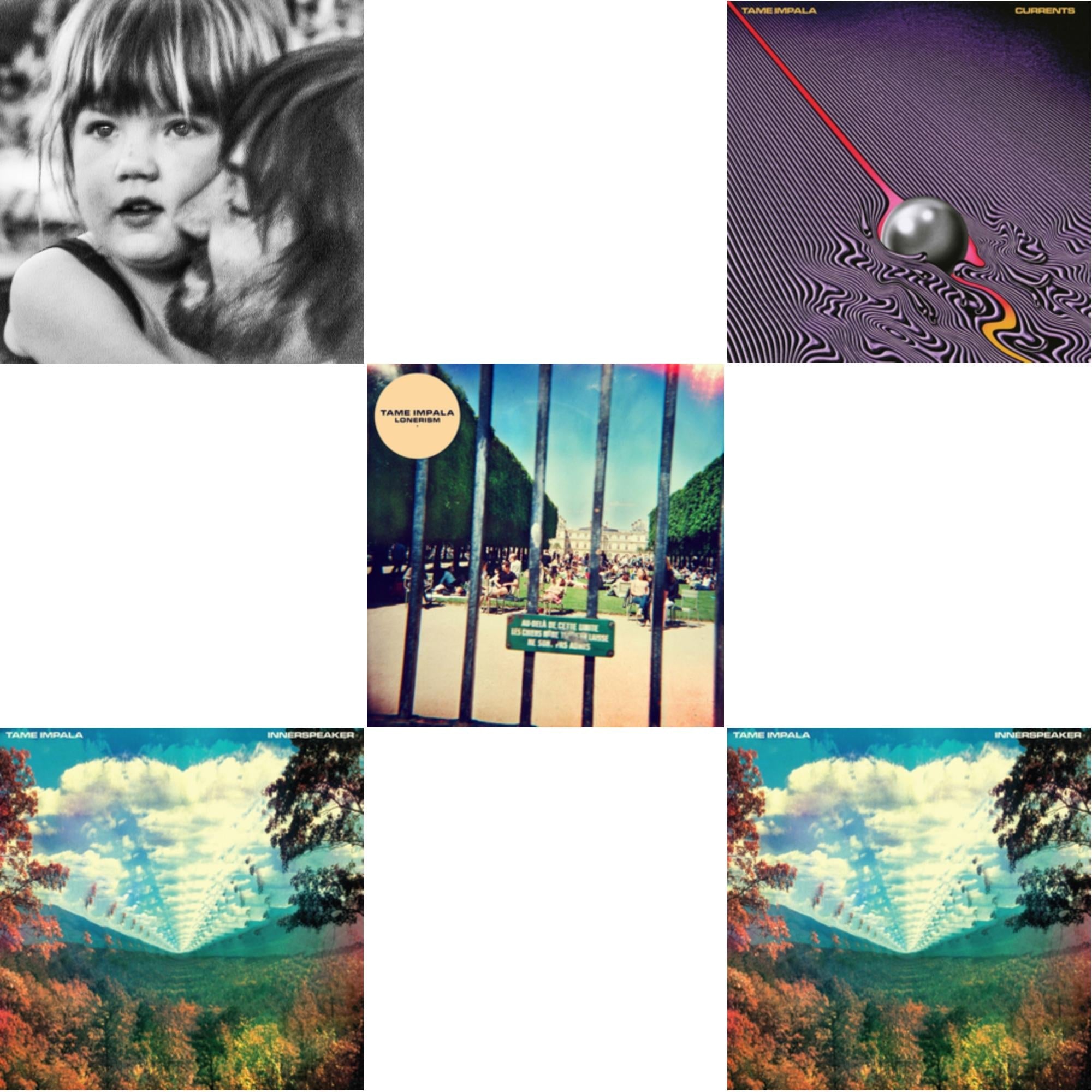Deadbeat (X) & Innerspeaker & Lonerism & Currents & Innerspeaker