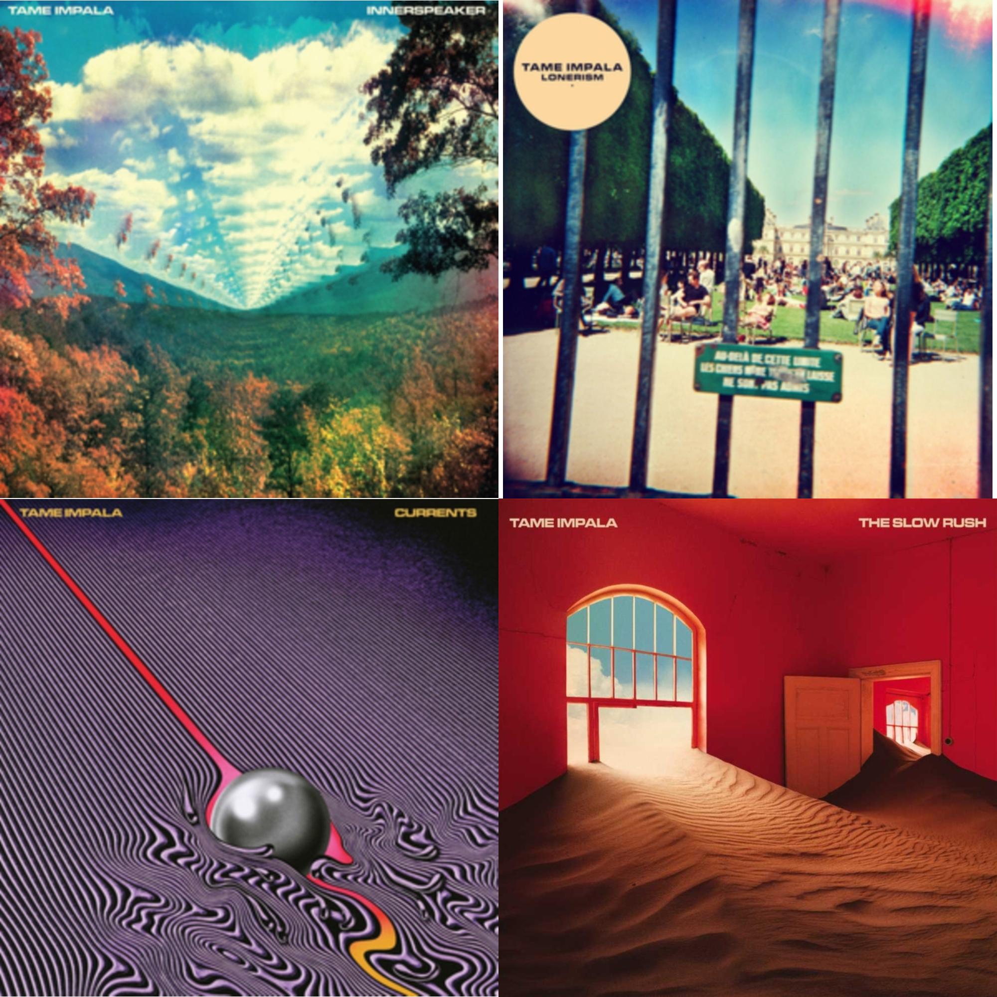 Innerspeaker & Lonerism & Currents & Slow Rush