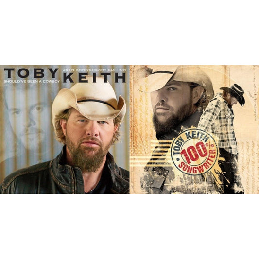 This is a 2 LP Vinyl SKU bundle.
1.This LP Vinyl is brand new.Format: LP VinylThis item's title is: Should've Been A Cowboy (25Th Anniversary Edition)Artist: Toby KeithLabel: MERCURY NASHVILLEBarcode: 602567885801Release Date: 12/14/2018
2.This LP Vinyl is brand new.