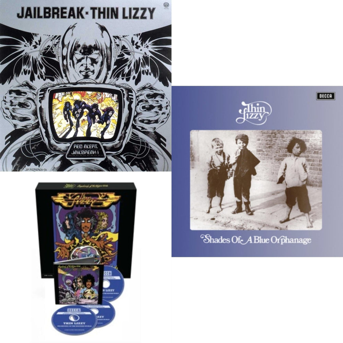 Jailbreak & Vagabonds Of The Western World (CD/Blu-Ray Audio) & Shades Of A Blue Orphanage