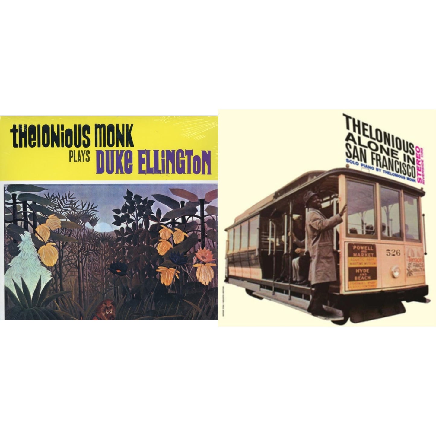 This is a 2 LP Vinyl SKU bundle.
1.This LP Vinyl is brand new.Format: LP VinylMusic Style: Hard BopThis item's title is: Plays Duke EllingtonArtist: Thelonious MonkLabel: FANTASYBarcode: 025218102414Release Date: 9/16/2011
2.This LP Vinyl is brand new.