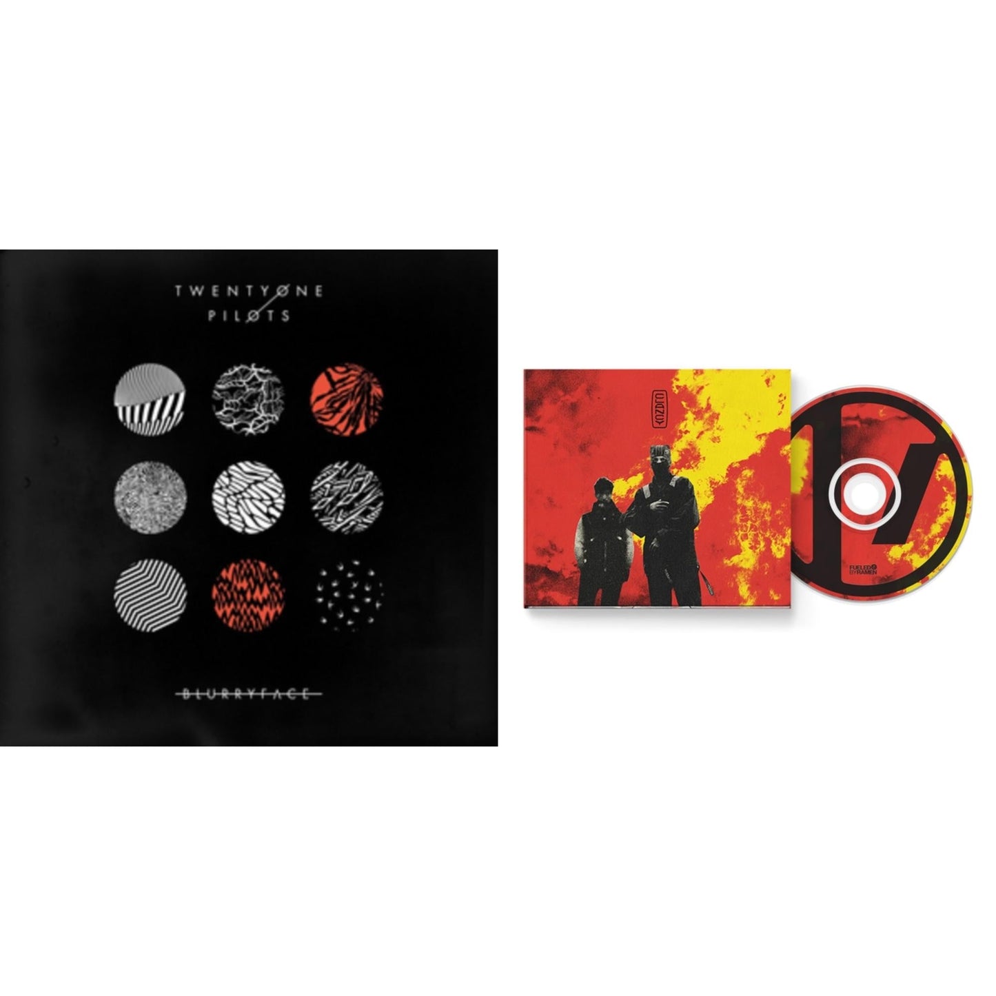 This is a 2 CD SKU bundle.
1.This CD is brand new.Format: CDThis item's title is: BlurryfaceArtist: Twenty One PilotsBarcode: 075678669224Release Date: 5/18/2015
2.This CD is brand new.