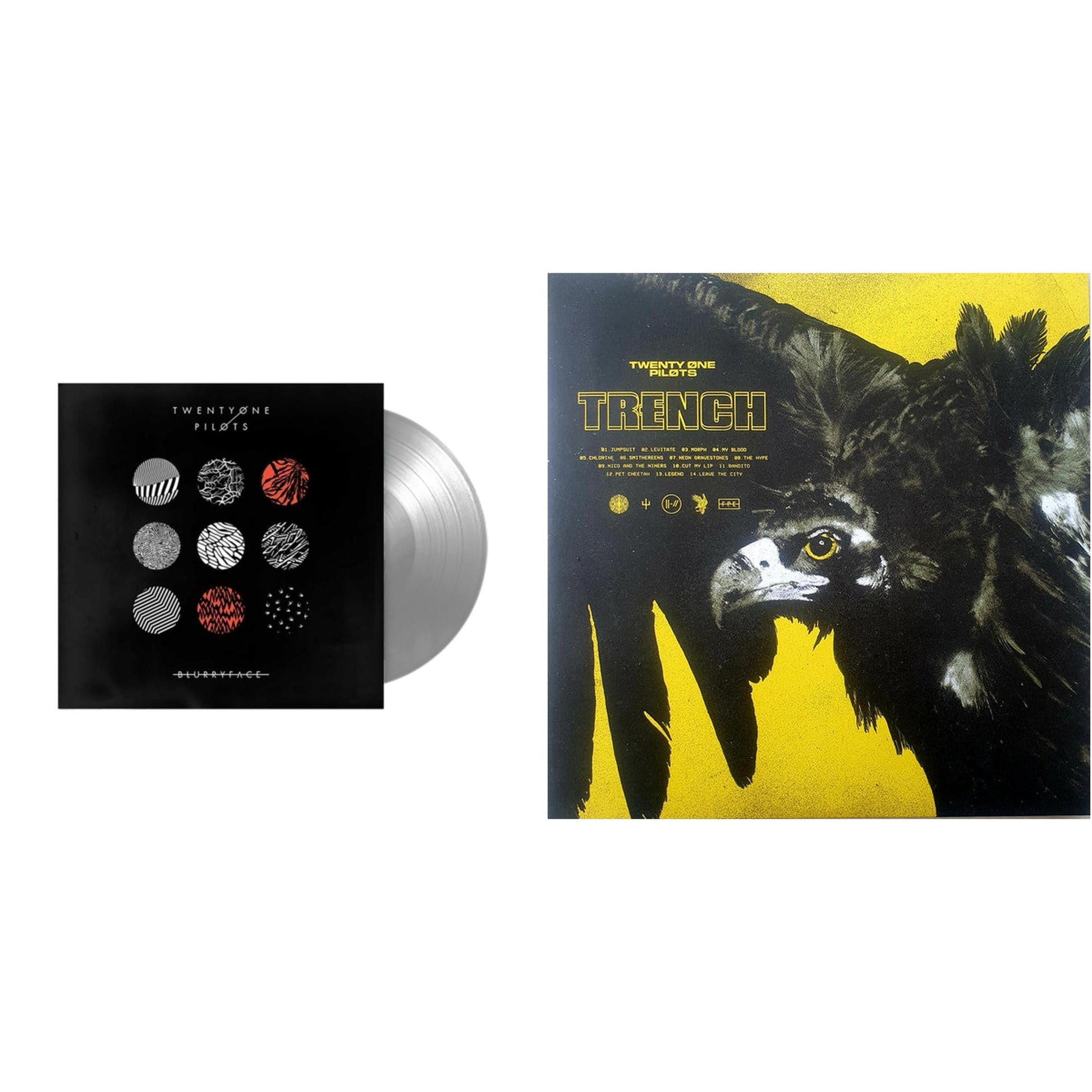 This is a 2 LP Vinyl SKU bundle.
1.This LP Vinyl is brand new.Format: LP VinylMusic Style: Alternative RockThis item's title is: Blurryface (Silver LP Vinyl Fbr Anniversary)Artist: Twenty One PilotsLabel: FUELED BY RAMENBarcode: 075678645617Release Date: 10/15/2021
2.