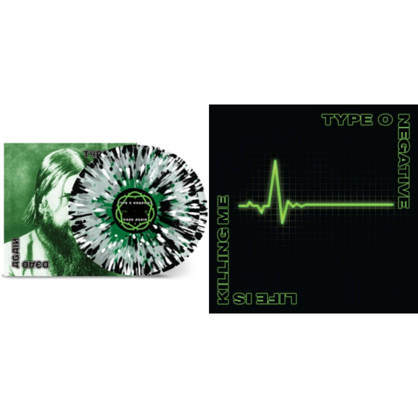 This is a 2 LP Vinyl SKU bundle.
1.This LP Vinyl is brand new.Format: LP VinylThis item's title is: Dead Again (2LP/Clear/Green/White/Black Splatter Vinyl)Artist: Type O NegativeBarcode: 4065629648909Release Date: 7/19/2024
2.This LP Vinyl is brand new.