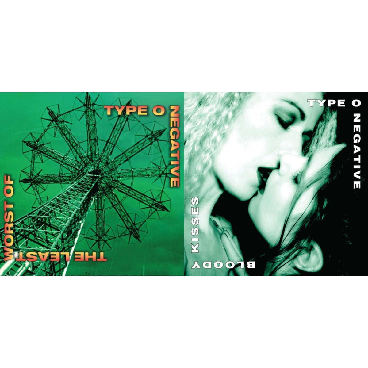Least Worst Of (2LP) (X) (Rocktober) & Bloody Kisses: Suspended In Dusk (2LP/Green/Black Vinyl)