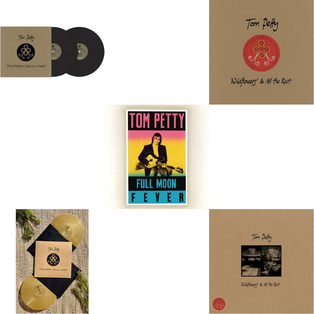 Finding Wildflowers (Alternate Versions) (2LP/Gold Vinyl) (I) & Finding Wildflowers (Alternate Versions) (2LP) & Wildflowers & All The Rest (Deluxe Edition/7LP) & Wildflowers & All The Rest (3LP) & Full Moon Fever (180G)
