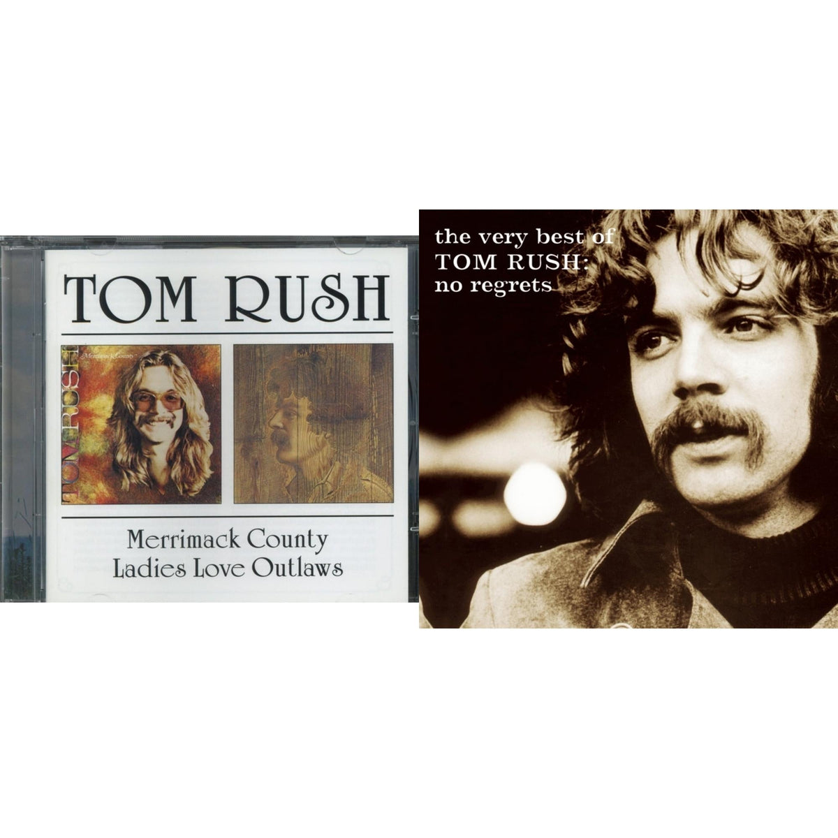 Merrimack County / Ladies Love Outlaws (Remastered) & Very Best Of Tom Rush: No Regrets