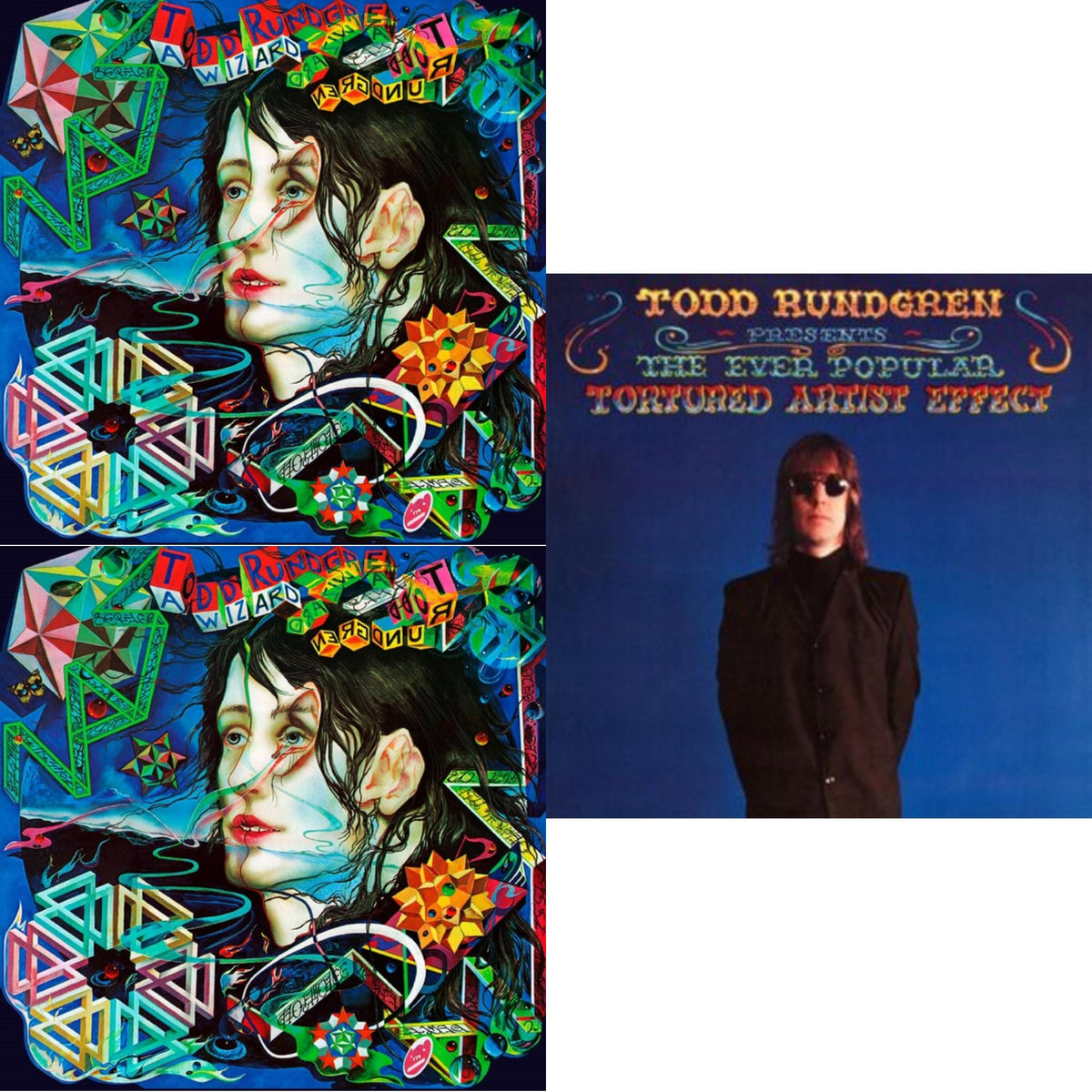 Todd Rundgren - Wizard A True Star (Turquoise Blue Vinyl/Limited/2LP/Tour Edition/Gatefold Cover/180G) & Wizard A True Star (Transparent Magenta Vinyl/Limited/2LP/Tour Edition/Gatefold Cover/180G) & Ever Popular Tortured Artist Effect (180G/Limited