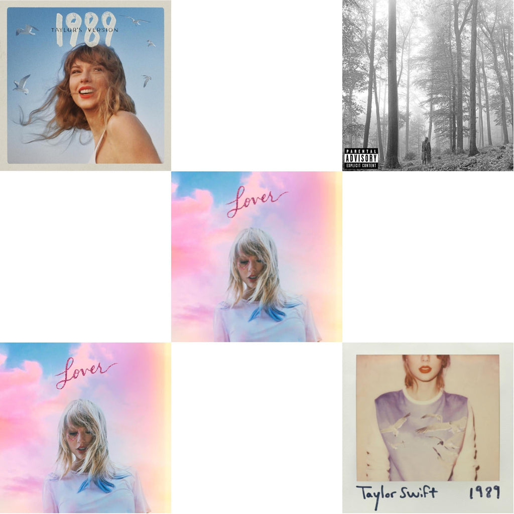 This is a 5 CD SKU bundle.
1.This CD is brand new.Format: CDMusic Style: VocalThis item's title is: Folklore (X)Artist: Taylor SwiftLabel: REPUBLICBarcode: 602435034805Release Date: 8/7/2020
2.This CD is brand new.