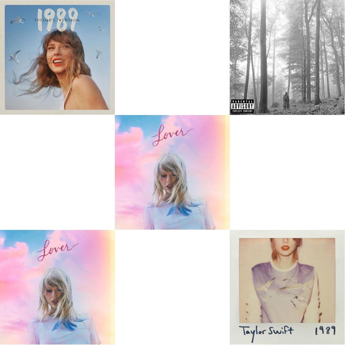 This is a 5 CD SKU bundle.
1.This CD is brand new.Format: CDMusic Style: VocalThis item's title is: Folklore (X)Artist: Taylor SwiftLabel: REPUBLICBarcode: 602435034805Release Date: 8/7/2020
2.This CD is brand new.