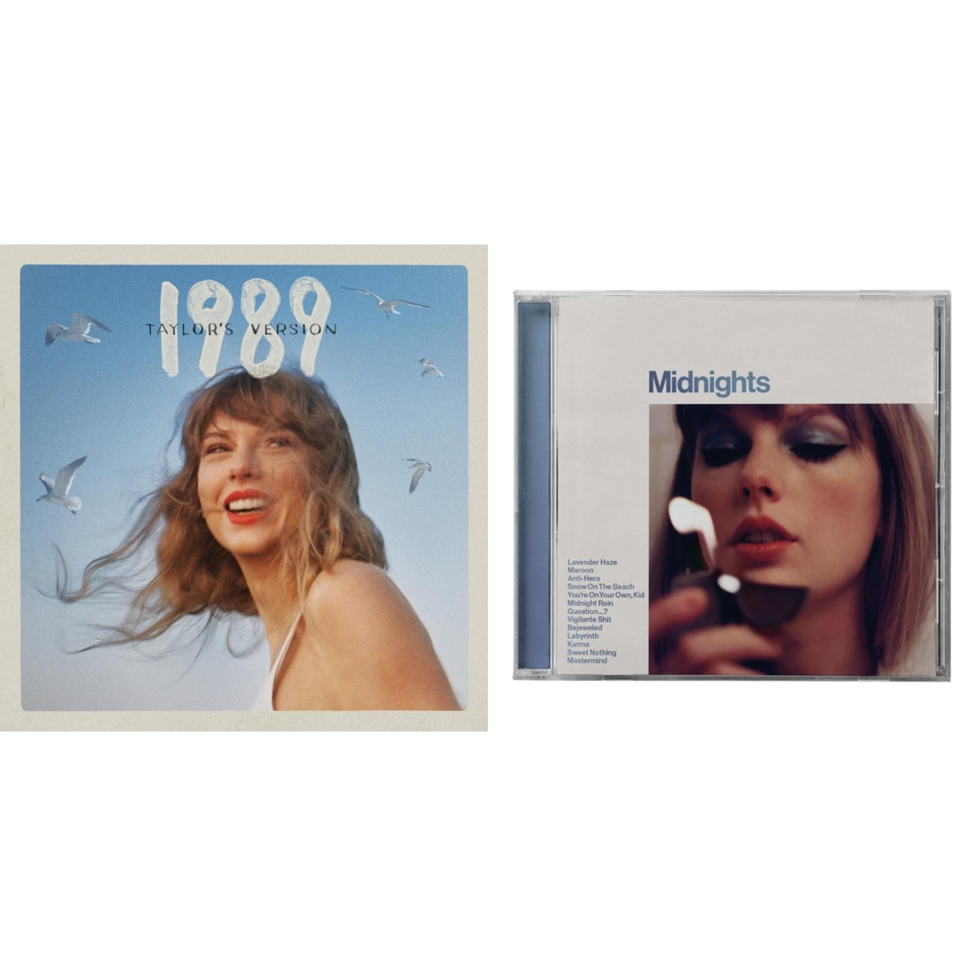 Midnights (X) (Moonstone Blue CD) & 1989 (Taylor's Version)