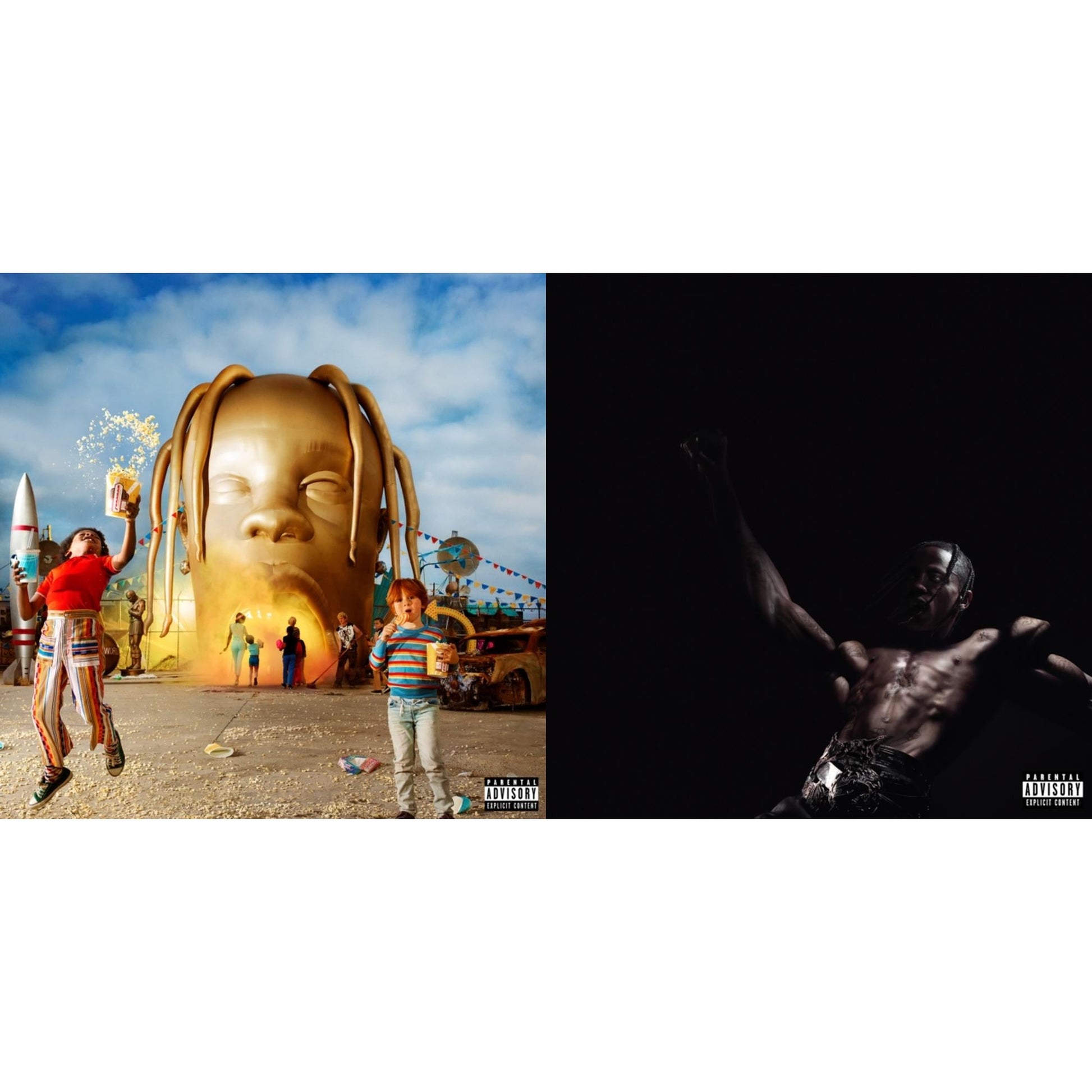 This is a 2 LP Vinyl SKU bundle.
1.This LP Vinyl is brand new.Format: LP VinylMusic Style: TrapThis item's title is: Astroworld (X) (2 LP/150G/Dl Insert)Artist: Travis ScottLabel: EPICBarcode: 190758883618Release Date: 11/16/2018
2.This LP Vinyl is brand new.