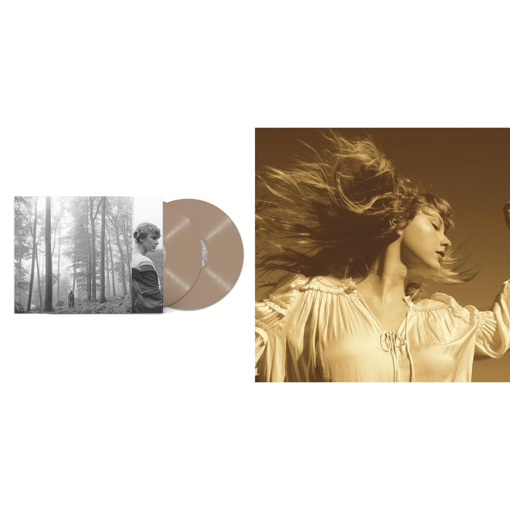 Folklore (X) (Beige Vinyl/2LP) & Fearless (Taylor's Version) (Gold Vinyl/3LP)