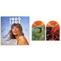 1989 (Taylor's Version) (2LP/Crystal Skies Blue Vinyl) & Life Of A Showgirl (X) (Sweat & Vanilla Perfume Portofino Orange Glitter LP Vinyl)