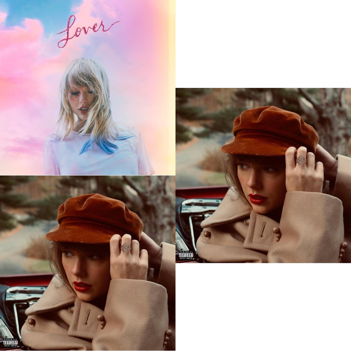 Red (Taylor's Version) (X) (2CD) & Red (Taylor's Version) (Edited) (2CD) & Lover (Deluxe) (Version 1)