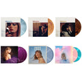 Midnights (X) (Moonstone Blue LP Vinyl) & Midnights (X) (Blood Moon LP Vinyl) & Midnights (X) (Mahogany Color LP Vinyl) & Speak Now (Taylor's Version) (Orchid Marbled Vinyl/3LP) & 1989 (Taylor's Version) (2LP/Crystal Skies Blue Vinyl) & Lover