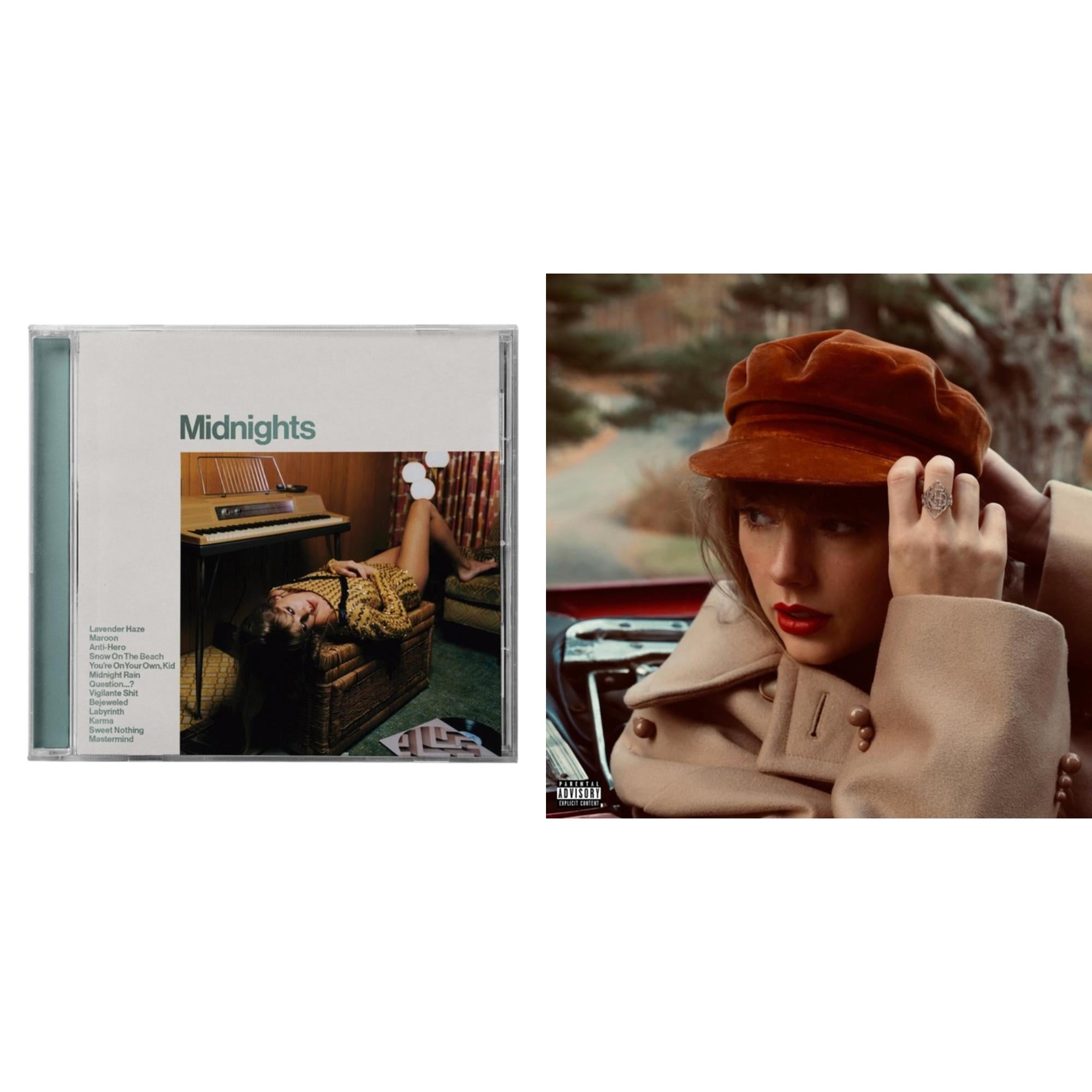 Red (Taylor's Version) (Edited) (2CD) & Midnights (X) (Jade Green CD)