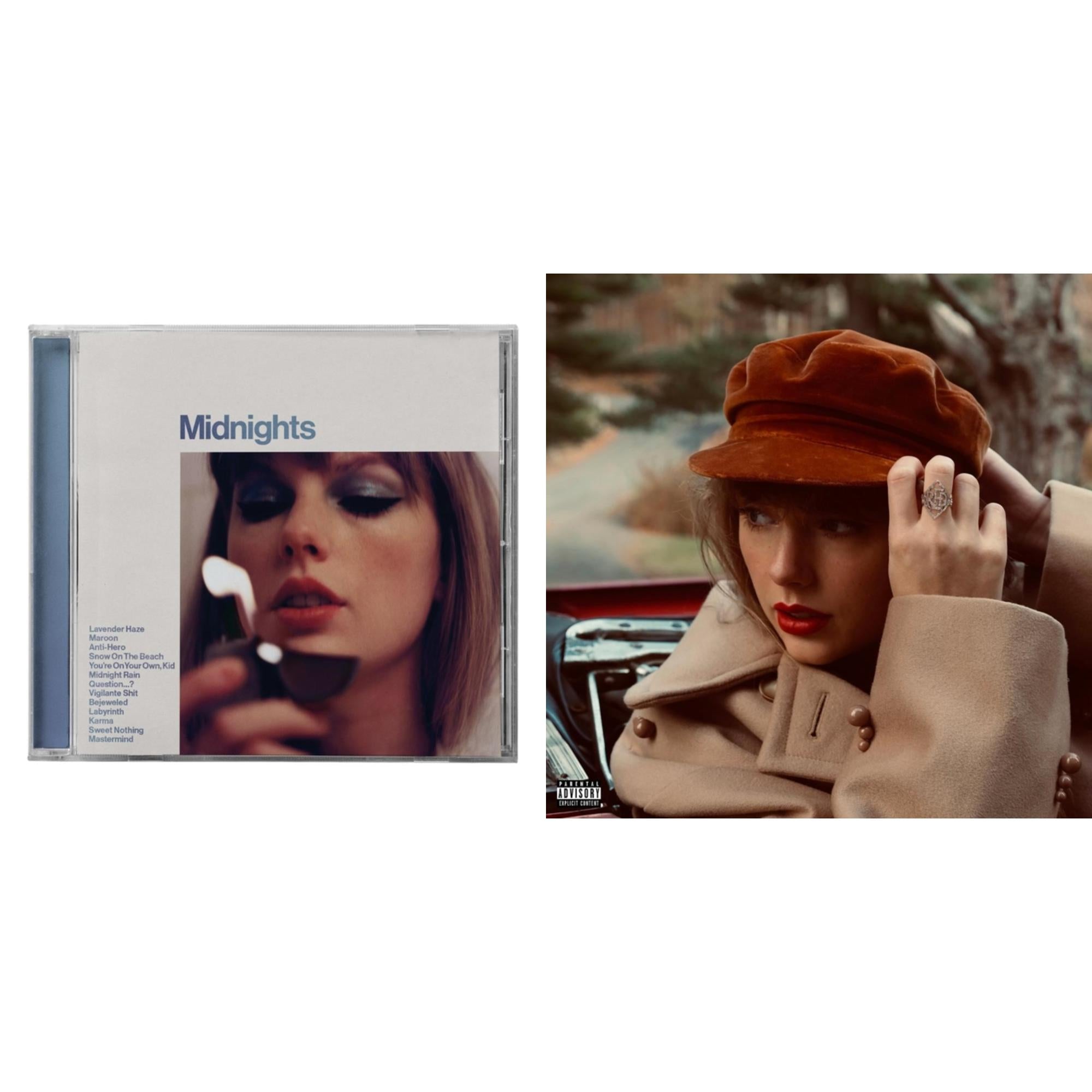 Red (Taylor's Version) (Edited) (2CD) & Midnights (X) (Moonstone Blue CD)