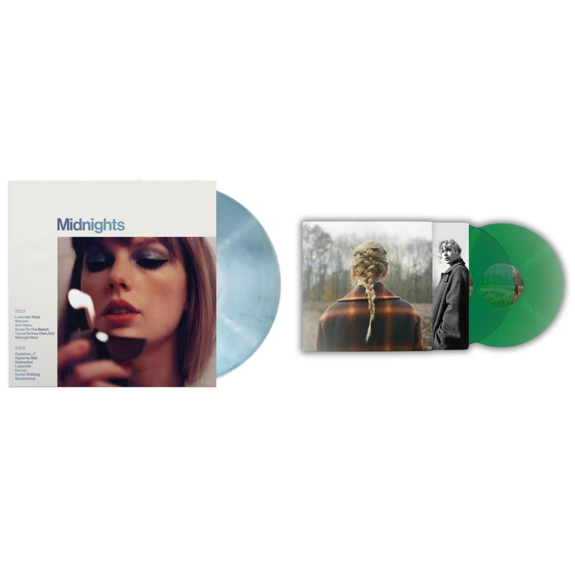 This is a 2 LP Vinyl SKU bundle.
1.This LP Vinyl is brand new.Format: LP VinylMusic Style: Synth-popThis item's title is: Midnights (X) (Moonstone Blue LP Vinyl)Artist: Taylor SwiftLabel: REPUBLICBarcode: 602445789825Release Date: 10/21/2022
2.This LP Vinyl is brand new.