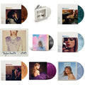 Taylor Swift - Midnights (X) (Moonstone Blue LP Vinyl) & Midnights (X) (Jade Green LP Vinyl) & Midnights (X) (Blood Moon LP Vinyl) & Midnights (X) (Mahogany Color LP Vinyl) & Speak Now (Taylor's Version) (Orchid Marbled Vinyl/3LP) & 1989 (Taylor's