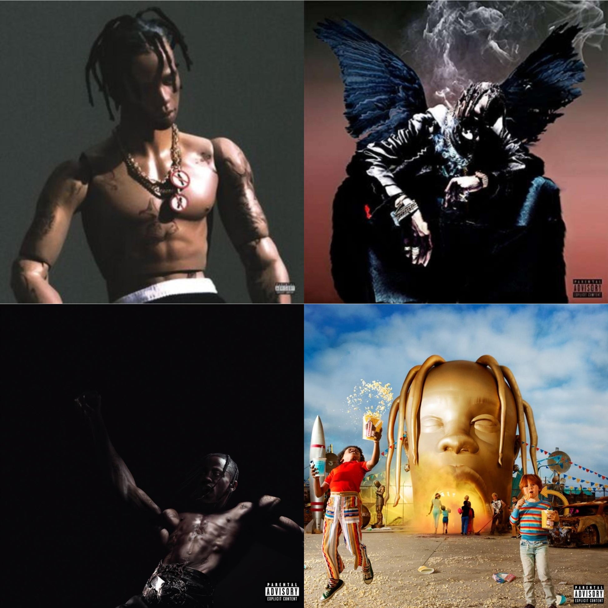 This is a 4 LP Vinyl SKU bundle.
1.This LP Vinyl is brand new.Format: LP VinylThis item's title is: Rodeo (X) (2LP/150G/Dl Card)Artist: Travis ScottLabel: Rap/Hip HopBarcode: 888750652010Release Date: 11/6/2015
2.This LP Vinyl is brand new.