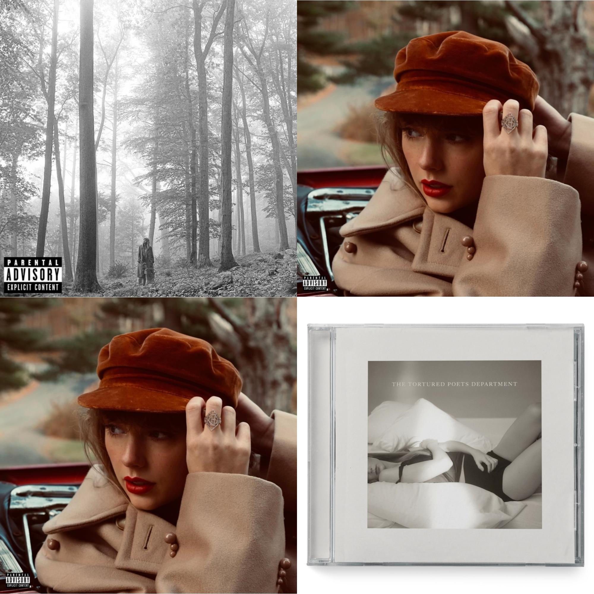 Folklore (X) & Red (Taylor's Version) (X) (2CD) & Red (Taylor's Version) (Edited) (2CD) & Tortured Poets Department (X) (Manuscript- Bonus Track)
