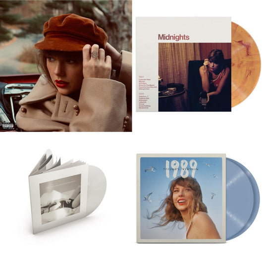 This is a 4 LP Vinyl SKU bundle.
1.This LP Vinyl is brand new.Format: LP VinylMusic Style: BalladThis item's title is: Red (Taylor's Version) (4LP)Artist: Taylor SwiftLabel: REPUBLICBarcode: 602438633258Release Date: 11/12/2021
2.This LP Vinyl is brand new.