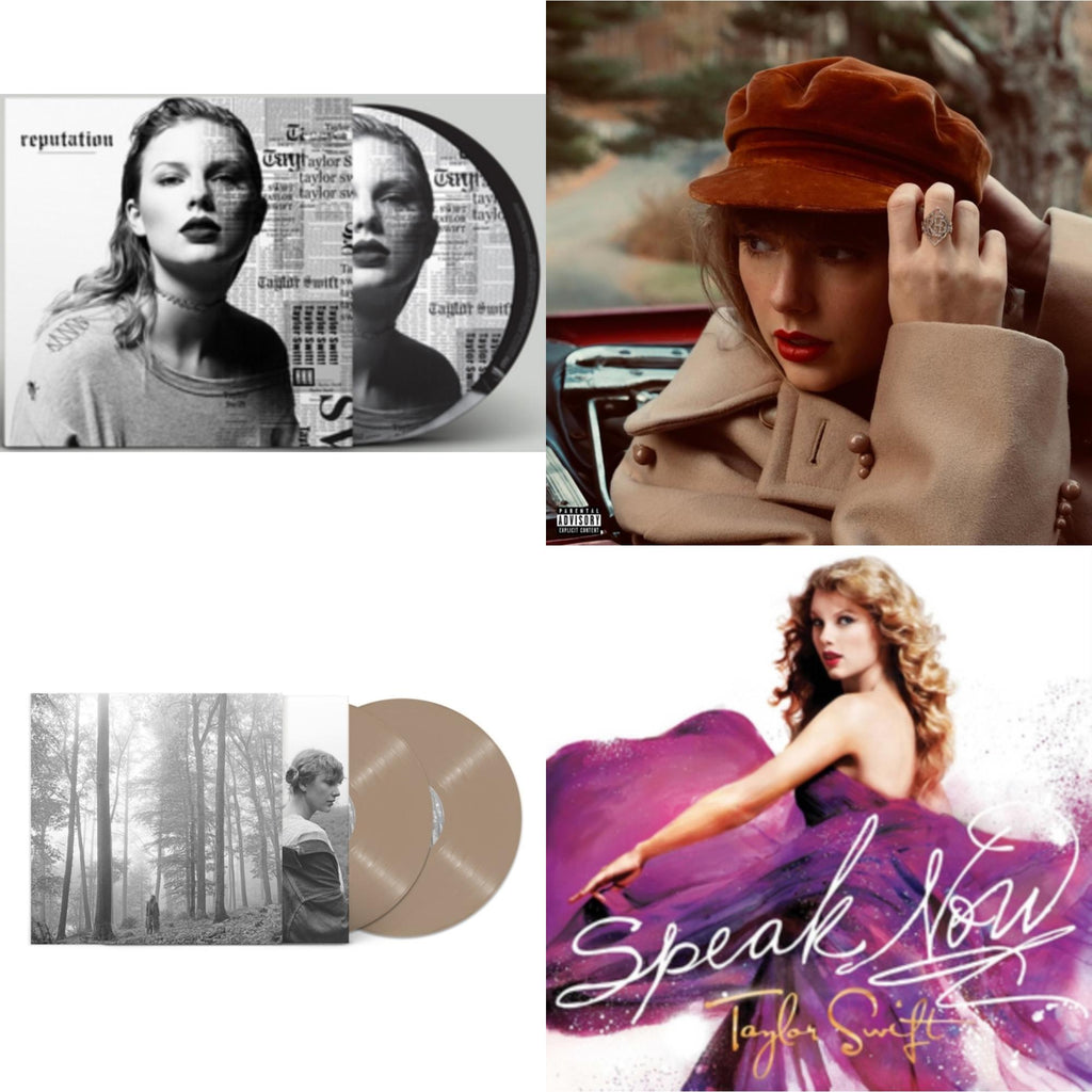This is a 4 LP Vinyl SKU bundle.
1.This LP Vinyl is brand new.Format: LP VinylMusic Style: VocalThis item's title is: Folklore (X) (Beige Vinyl/2LP)Artist: Taylor SwiftLabel: Republic RecordsBarcode: 602435034881Release Date: 7/23/2021
2.This LP Vinyl is brand new.
