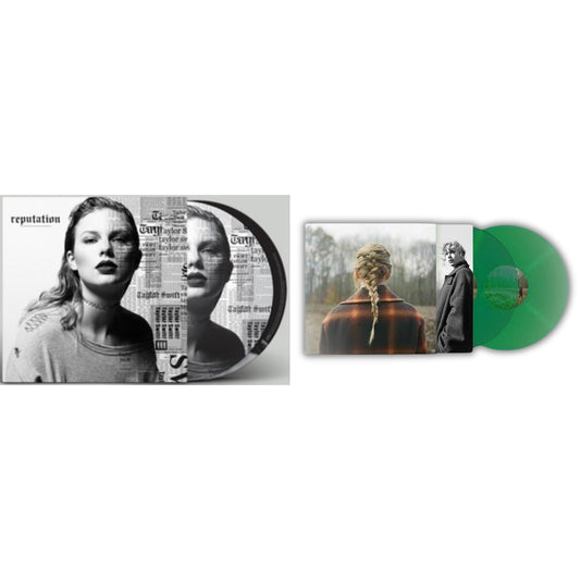 This is a 2 LP Vinyl SKU bundle.
1.This LP Vinyl is brand new.Format: LP VinylMusic Style: VocalThis item's title is: Reputation (Picture Disc)Artist: Taylor SwiftLabel: Big Machine RecordsBarcode: 843930033157Release Date: 12/15/2017
2.This LP Vinyl is brand new.