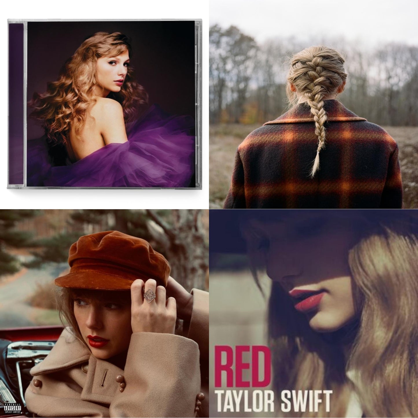 This is a 4 CD SKU bundle.
1.This CD is brand new.Format: CDMusic Style: CountryThis item's title is: Speak Now (Taylor's Version) (2CD)Artist: Taylor SwiftLabel: TAYLOR SWIFT/REPUBLIC RECORDSBarcode: 602455678249Release Date: 7/7/2023
2.This CD is brand new.