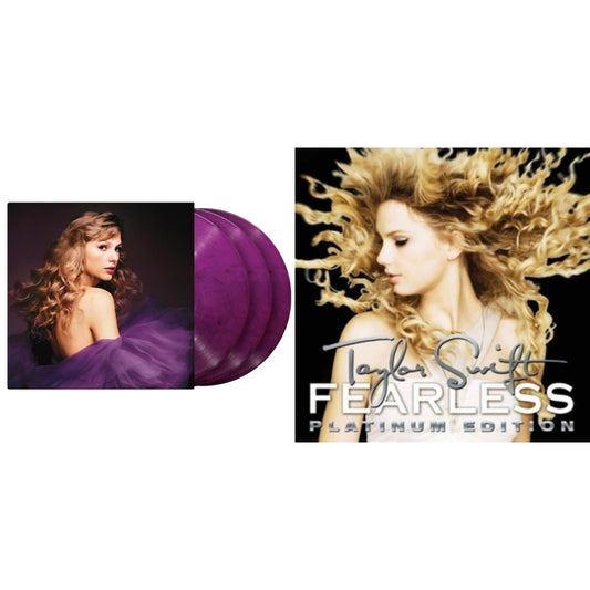 This is a 2 LP Vinyl SKU bundle.
1.This LP Vinyl is brand new.Format: LP VinylMusic Style: CountryThis item's title is: Speak Now (Taylor's Version) (Orchid Marbled Vinyl/3LP)Artist: Taylor SwiftLabel: TAYLOR SWIFT/REPUBLIC RECORDSBarcode: 602448438034Release Date: 7/7/2023
2.