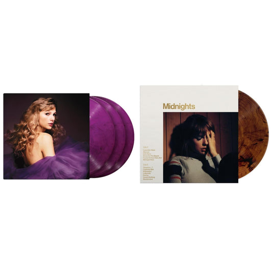 This is a 2 LP Vinyl SKU bundle.
1.This LP Vinyl is brand new.Format: LP VinylMusic Style: CountryThis item's title is: Speak Now (Taylor's Version) (Orchid Marbled Vinyl/3LP)Artist: Taylor SwiftLabel: TAYLOR SWIFT/REPUBLIC RECORDSBarcode: 602448438034Release Date: 7/7/2023
2.