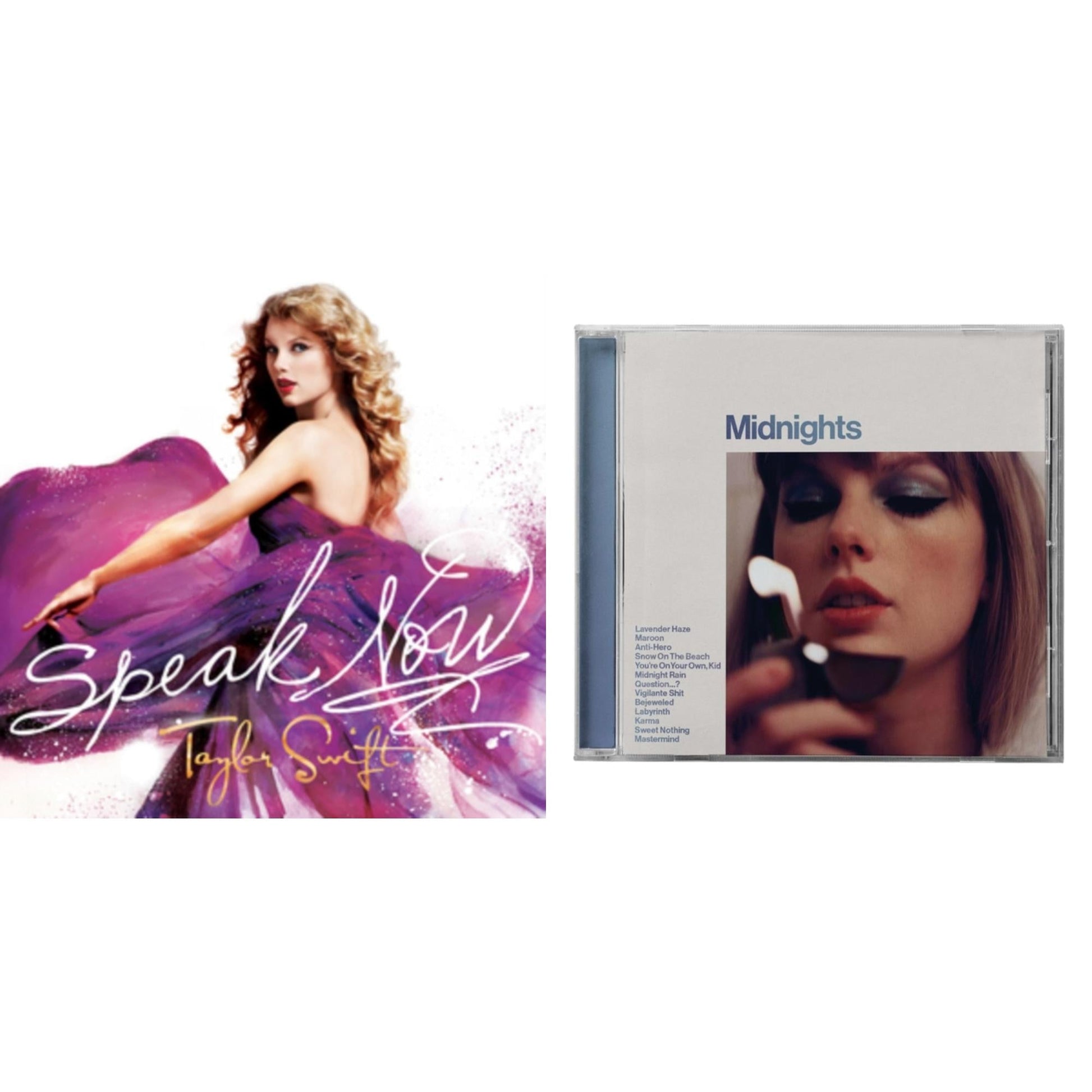 This is a 2 CD SKU bundle.
1.This CD is brand new.Format: CDMusic Style: CountryThis item's title is: Speak NowArtist: Taylor SwiftLabel: Rock/PopBarcode: 602527493954Release Date: 10/25/2010
2.This CD is brand new.