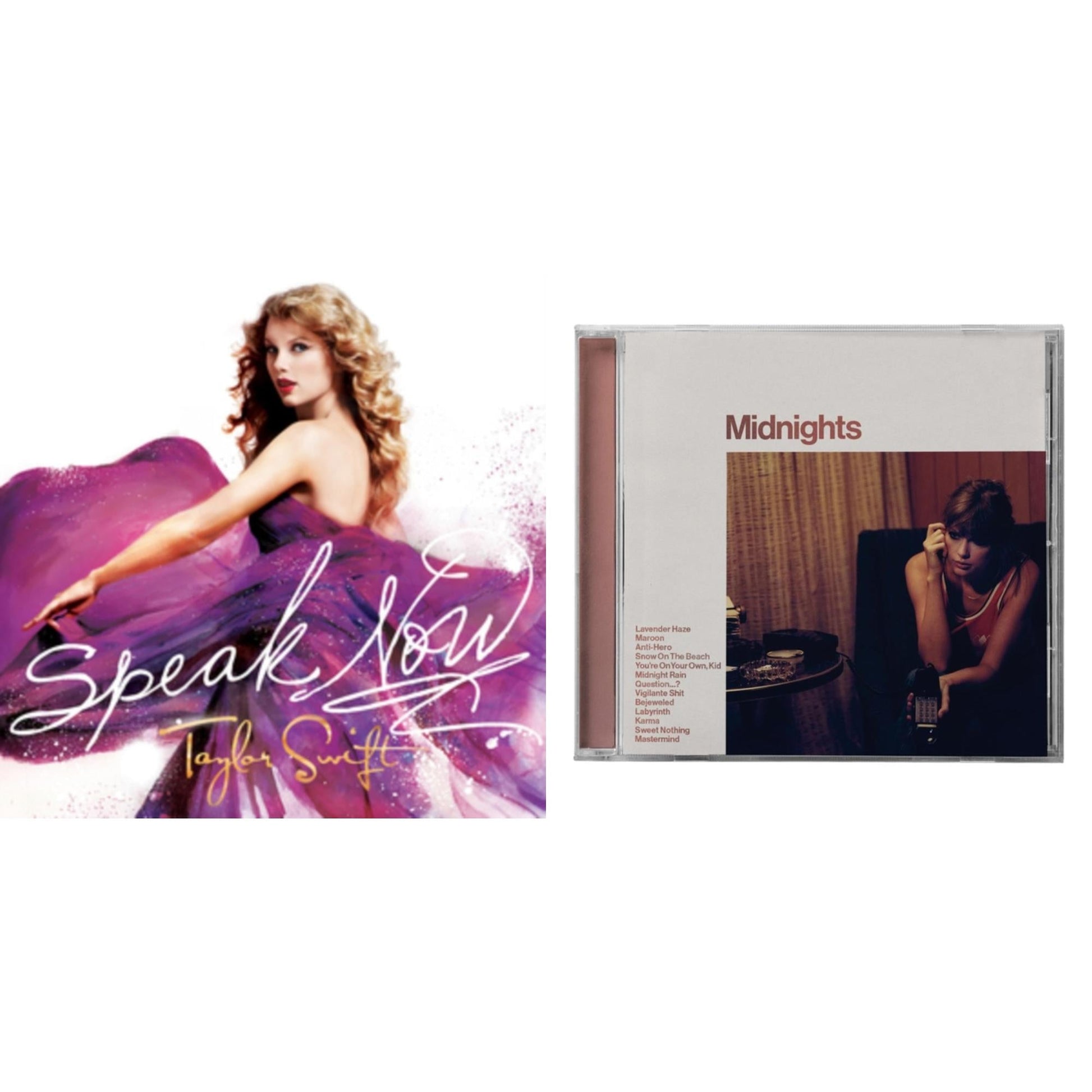 This is a 2 CD SKU bundle.
1.This CD is brand new.Format: CDMusic Style: CountryThis item's title is: Speak NowArtist: Taylor SwiftLabel: Rock/PopBarcode: 602527493954Release Date: 10/25/2010
2.This CD is brand new.