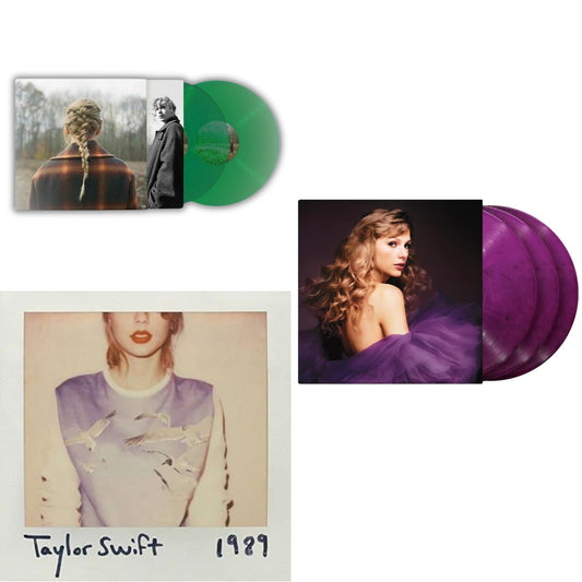 This is a 3 LP Vinyl SKU bundle.
1.This LP Vinyl is brand new.Format: LP VinylMusic Style: Alternative RockThis item's title is: Evermore (Green Vinyl/2LP)Artist: Taylor SwiftLabel: Republic RecordsBarcode: 602435651279Release Date: 5/28/2021
2.This LP Vinyl is brand new.