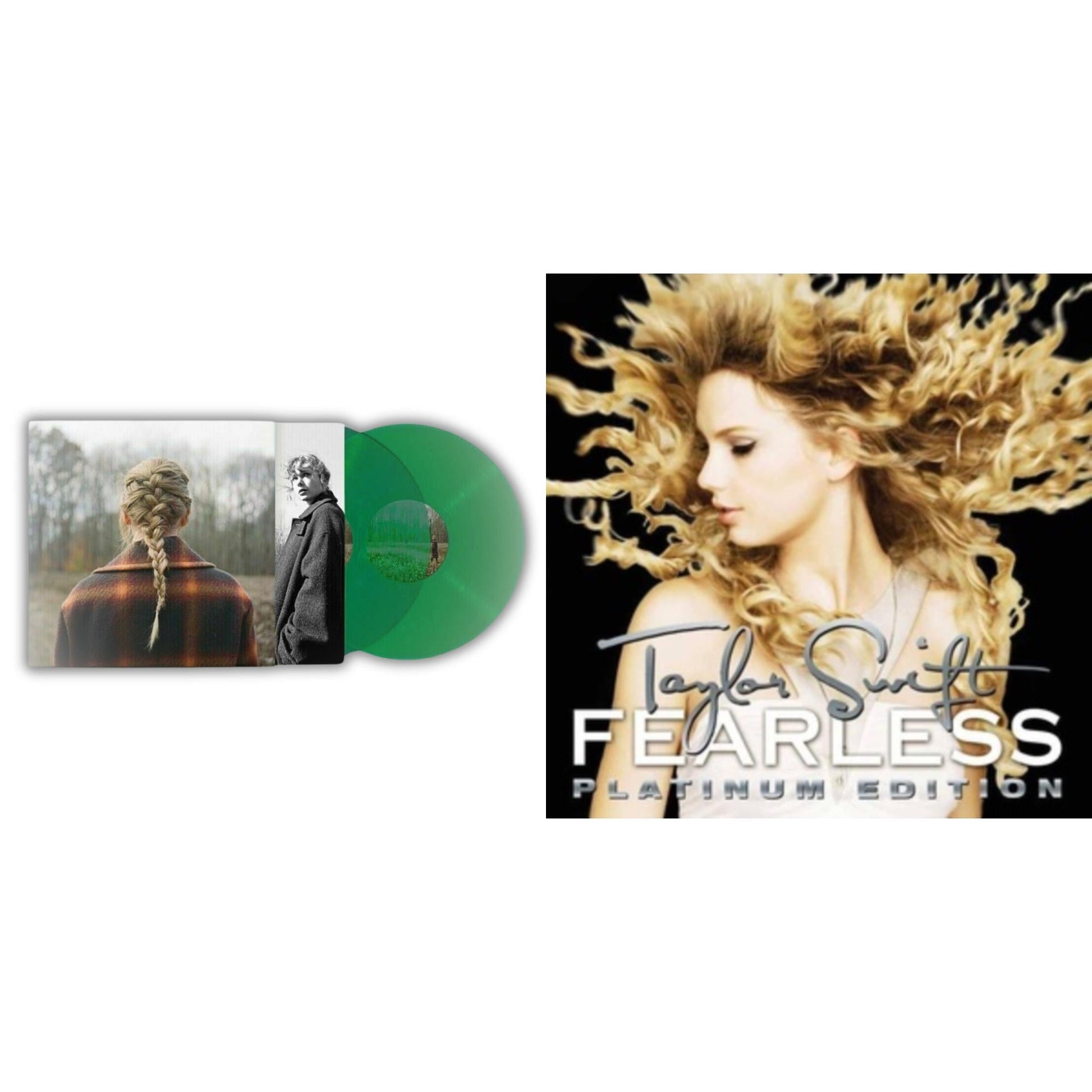 This is a 2 LP Vinyl SKU bundle.
1.This LP Vinyl is brand new.Format: LP VinylMusic Style: Alternative RockThis item's title is: Evermore (Green Vinyl/2LP)Artist: Taylor SwiftLabel: Republic RecordsBarcode: 602435651279Release Date: 5/28/2021
2.This LP Vinyl is brand new.