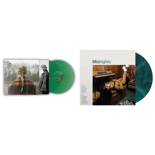 This is a 2 LP Vinyl SKU bundle.
1.This LP Vinyl is brand new.Format: LP VinylMusic Style: Alternative RockThis item's title is: Evermore (Green Vinyl/2LP)Artist: Taylor SwiftLabel: Republic RecordsBarcode: 602435651279Release Date: 5/28/2021
2.This LP Vinyl is brand new.