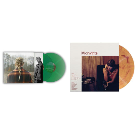 This is a 2 LP Vinyl SKU bundle.
1.This LP Vinyl is brand new.Format: LP VinylMusic Style: Alternative RockThis item's title is: Evermore (Green Vinyl/2LP)Artist: Taylor SwiftLabel: Republic RecordsBarcode: 602435651279Release Date: 5/28/2021
2.This LP Vinyl is brand new.