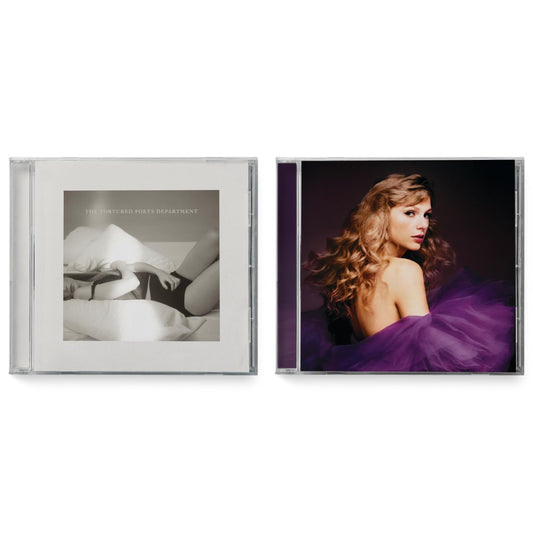 This is a 2 CD SKU bundle.
1.This CD is brand new.Format: CDThis item's title is: Tortured Poets Department (X) (Manuscript- Bonus Track)Artist: Taylor SwiftBarcode: 602465081343Release Date: 4/19/2024
2.This CD is brand new.