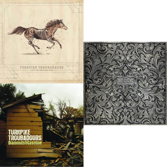 This is a 3 LP Vinyl SKU bundle.
1.This LP Vinyl is brand new.Format: LP VinylMusic Style: FusionThis item's title is: Long Way From Your HeartArtist: Turnpike TroubadoursLabel: THIRTY TIGERSBarcode: 752830445918Release Date: 10/20/2017
2.This LP Vinyl is brand new.