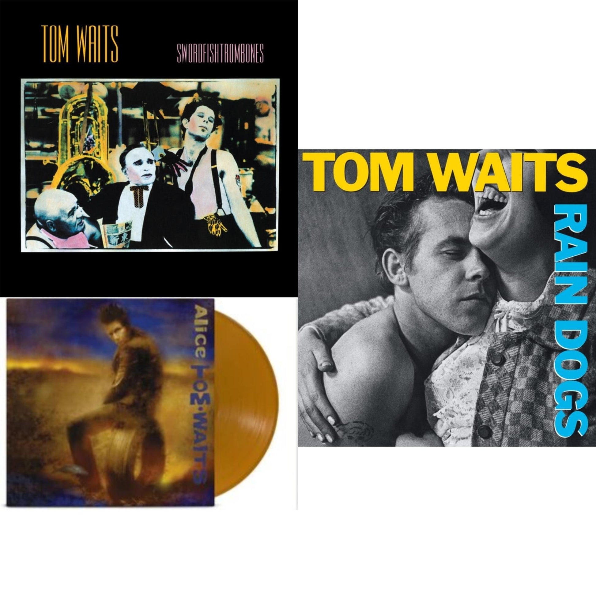 This is a 3 LP Vinyl SKU bundle.
1.This LP Vinyl is brand new.Format: LP VinylMusic Style: Alternative RockThis item's title is: Swordfishtrombones (Remaster)Artist: Tom WaitsLabel: ISLANDBarcode: 602448898425Release Date: 9/22/2023
2.This LP Vinyl is brand new.