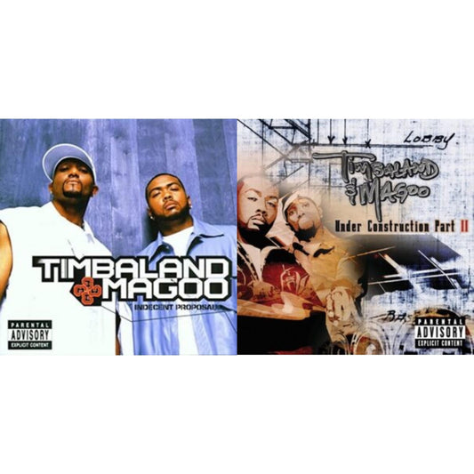 This is a 2 LP Vinyl SKU bundle.
1.This LP Vinyl is brand new.Format: LP VinylMusic Style: BounceThis item's title is: Indecent ProposalArtist: Timbaland & MagooLabel: BLACKGROUND RECORDSBarcode: 194690558016Release Date: 6/24/2022
2.This LP Vinyl is brand new.