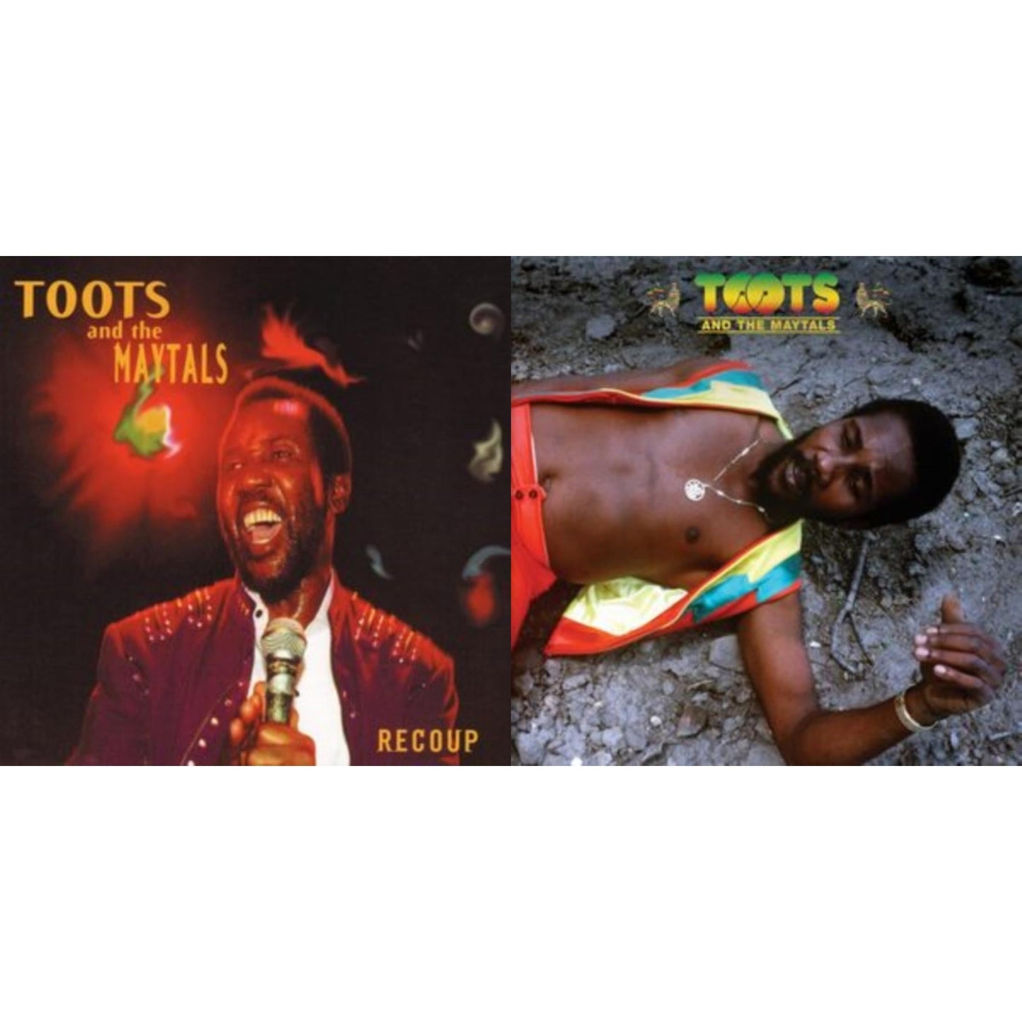 This is a 2 LP Vinyl SKU bundle.
1.This LP Vinyl is brand new.Format: LP VinylMusic Style: Roots ReggaeThis item's title is: Recoup (Red LP Vinyl/180G)Artist: Toots & MaytalsLabel: BURNING SOUNDSBarcode: 5036436139521Release Date: 9/30/2022
2.This LP Vinyl is brand new.